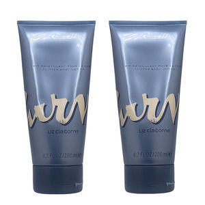 2 Pack Curve by Liz Claiborne Glitter Body Lotion 6.7oz/200ml *NWOB* (Tester)